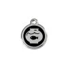 Red Dingo Stainless Steel Engraved Cat Tag Fish Bowl Black -Pet Cat Supplies Store 01 FB BB SM