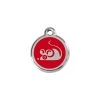 Red Dingo Stainless Steel Engraved Cat Tag Mouse Red 1 Red Dingo Stainless Steel Engraved Cat Tag Mouse Red -Pet Cat Supplies Store 01 MS RE SM
