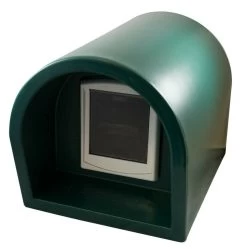 Mr Snugs KatDen Outdoor Cat Kennel/Shelter - Dark Green (Various Options) -Pet Cat Supplies Store 1231022046kat den greenwith door