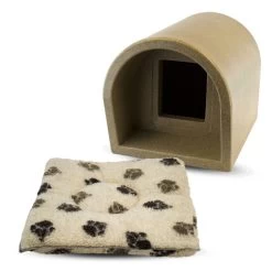 Mr Snugs KatDen Outdoor Cat Kennel/Shelter - Granite (Various Options) -Pet Cat Supplies Store 1231022067 Kat Den NEW With Mattress