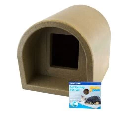 Mr Snugs KatDen Outdoor Cat Kennel/Shelter - Granite (Various Options) -Pet Cat Supplies Store 1231022067 katden new with pet pad