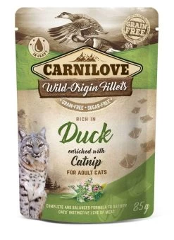 Carnilove Cat Pouch Duck With Catnip