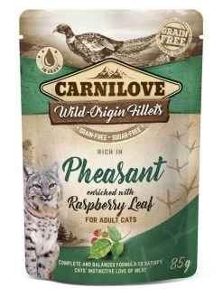 Carnilove Cat Pouch Pheasant With Raspberry Leaves