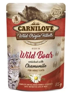 Carnilove Cat Pouch Wild Boar With Chamomile