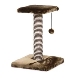 Great&Small Snuggle&Scratch Platform Scratcher Brown Plush