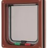 Cat Mate 4 Way Lockable Cat Flap Brown 1 Cat Mate 4 Way Lockable Cat Flap Brown -Pet Cat Supplies Store 21940