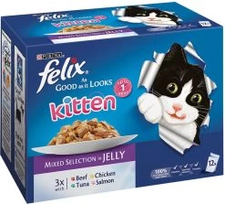 Felix Pouch As Good As It Looks Kitten Mixed Selection In Jelly