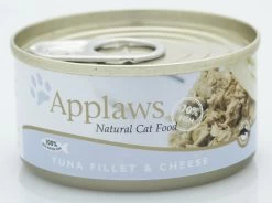 24 X Applaws Cat Can Tuna & Cheese 156g