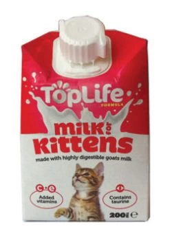 18 X TopLife Formula Kitten Milk 200ml