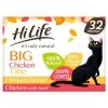 HiLife Its Only Natural Cat Pouch Multipack The Big Chicken One In Jelly 32x70g