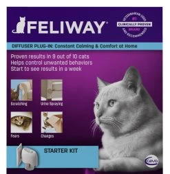Feliway Cat Calming Starter Pack (Classic Diffuser And 48ml Refill)