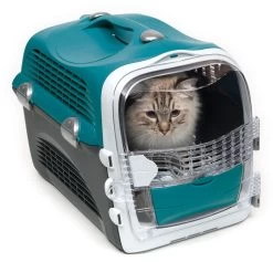 Catit Cabrio Carrier Turquoise -Pet Cat Supplies Store 41371 cabrio turquoise heroshot