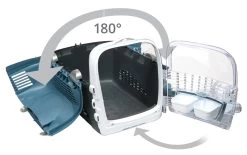 Catit Cabrio Cat Carrier Blue-Grey 8 Catit Cabrio Cat Carrier Blue-Grey -Pet Cat Supplies Store 41372 cabrio blue gray features