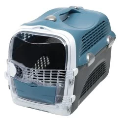 Catit Cabrio Cat Carrier Blue-Grey 7 Catit Cabrio Cat Carrier Blue-Grey -Pet Cat Supplies Store 41372 cabrio blue gray productshot