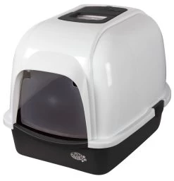 Pet Brands Oval Cat Litter Tray With Hood