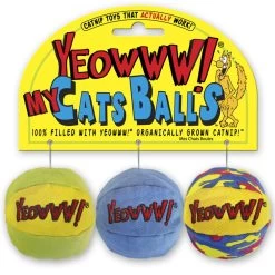 Yeowww My Cats Balls 2" 3 Pack