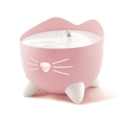 Catit Pixi Cat Water Fountain Light Pink -Pet Cat Supplies Store 43716 catit pixi fountain pink on with spout 1