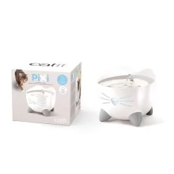 Catit Pixi Cat Water Fountain Stainless Steel 13 Catit Pixi Cat Water Fountain Stainless Steel -Pet Cat Supplies Store 43720 catit pixi fountain stainless steel fountain and packaging
