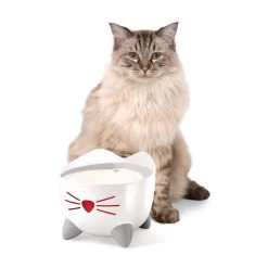 Catit Pixi Cat Water Fountain Stainless Steel 15 Catit Pixi Cat Water Fountain Stainless Steel -Pet Cat Supplies Store 43720 catit pixi fountain stainless steel no water cat waiting 1