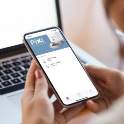 Catit Pixi Smart Feeder -Pet Cat Supplies Store 43752 catit pixi smart feeder on phone