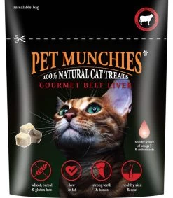 Pet Munchies 100% Gourmet Beef Liver Natural Cat Treats