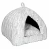 Petface Bamboo Plush Cat Igloo -Pet Cat Supplies Store 5ad60f9c8db792.37965922
