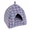 Petface Dove Grey Check Cat Igloo