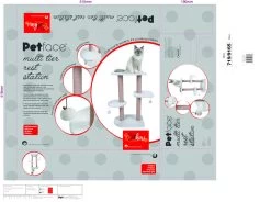 Petface Multi Tier Rest Station Cream -Pet Cat Supplies Store 61645ad4370044.91424128