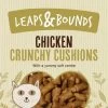 12 X Rosewood Leaps & Bounds Chicken Crunchy Cushions 60g -Pet Cat Supplies Store 62053