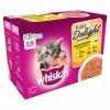 Whiskas 2-12 Months Kitten Pouches Pure Delight Poultry Selection In Jelly