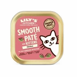 19 X 85g Lily's Kitchen Smooth Pate Chicken For Kittens