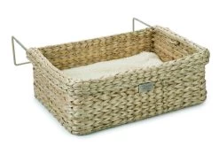 Designed By Lotte Water Hyacinth Wicker Radiator Bed 45cm