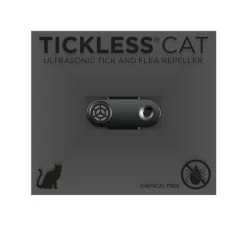 Tickless Cat Black Ultrasonic Tick & Flea Repeller