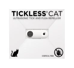 Tickless Cat White Ultrasonic Tick & Flea Repeller