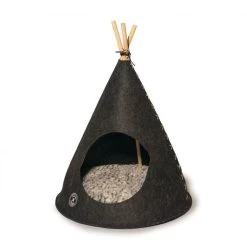 Danish Design Pet Teepee In Grey