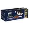40 X Felix Tasty Shreds Mixed Selection In Gravy Wet Cat Food 80g