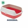 Moderna Maryloo Rim Spicy Coral Cat Litter Tray