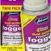Johnson's 4fleas Dual Action Room Fogger - Twin Pack 2 X 100ml -Pet Cat Supplies Store D098 1