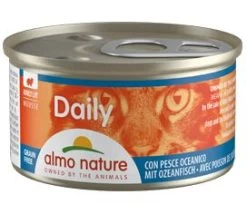 24 X Almo Nature Daily Menu Mousse Cat Food With Oceanic Fish 85g