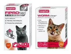 Beaphar Cat Flea, Tick + Worming Bundle
