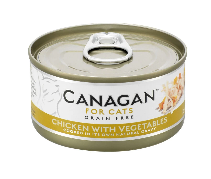 12 X 75g Canagan Chicken With Vegetables Grain-Free Cat Food 3 12 X 75g Canagan Chicken With Vegetables Grain-Free Cat Food