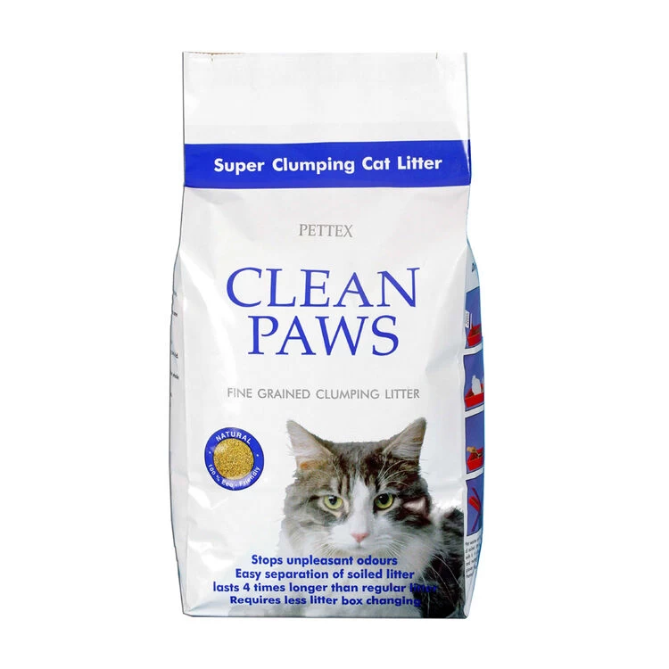 4 X Clean Paws Super Clumping Cat Litter 5kg 3 4 X Clean Paws Super Clumping Cat Litter 5kg