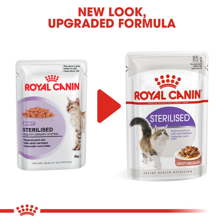ROYAL CANIN® Sterilised In Gravy Adult Wet Cat Food 5 ROYAL CANIN® Sterilised In Gravy Adult Wet Cat Food - Image 3