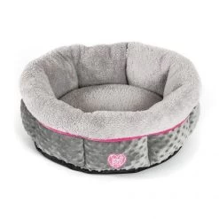 Small Bite Donut Dog Bed Pink 50cm