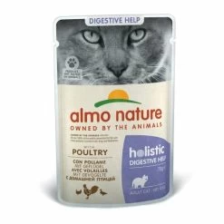 30 X Almo Nature Holistic Digestive Help With Poultry Cat Food 70g