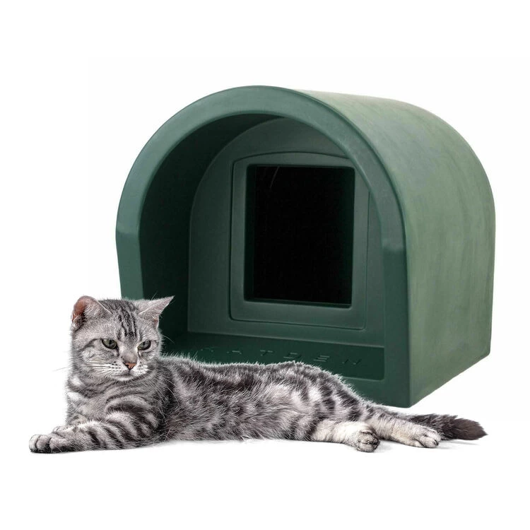 Mr Snugs Katden Outdoor Cat Kennel - Dark Green 14 Mr Snugs Katden Outdoor Cat Kennel - Dark Green - Image 12