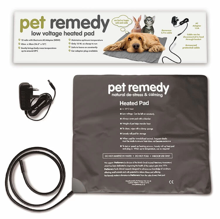 Pet Remedy Low Voltage Electrically Heated Pet Pad 3 Pet Remedy Low Voltage Electrically Heated Pet Pad
