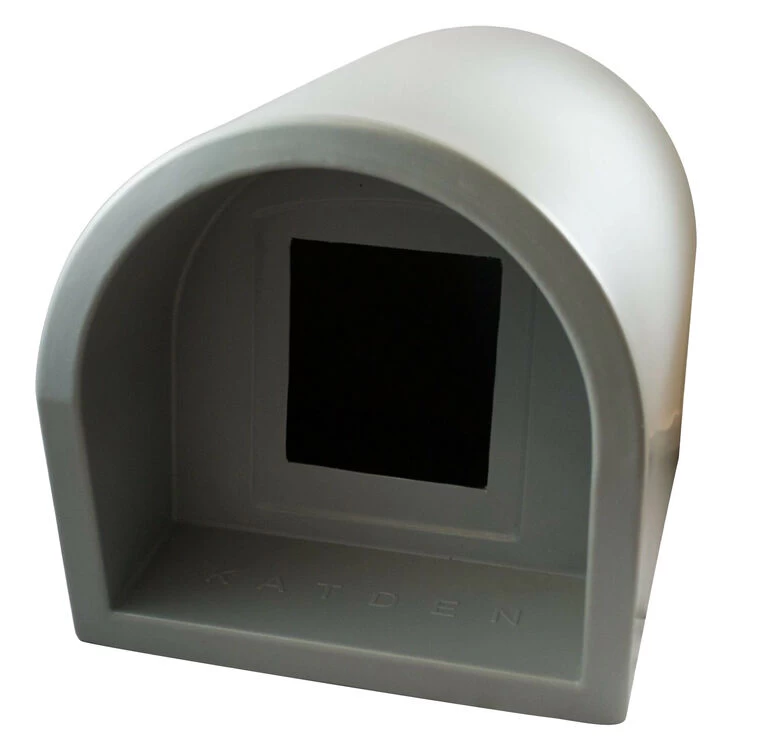 Mr Snugs KatDen Outdoor Cat Kennel/Shelter - Light Grey (Various Options)