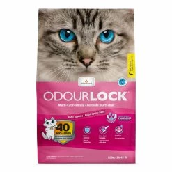 Intersand Odourlock Baby Powder Clumping Cat Litter 10 Intersand Odourlock Baby Powder Clumping Cat Litter -Pet Cat Supplies Store intersand ol babypowder12kg face