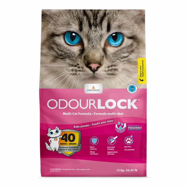 Intersand Odourlock Baby Powder Clumping Cat Litter 5 Intersand Odourlock Baby Powder Clumping Cat Litter - Image 3
